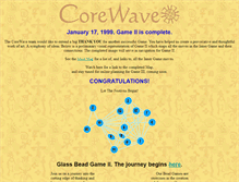 Tablet Screenshot of corewave.com
